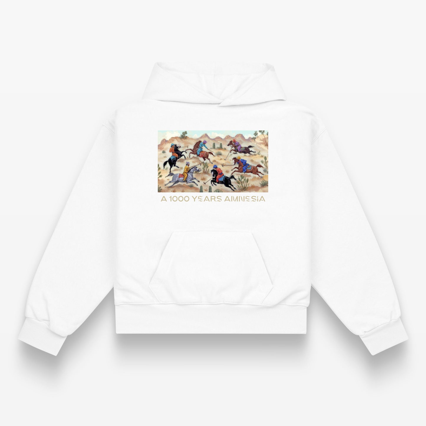 Oversized art painting graphic hoodie for men and women  bold urban design Egypt